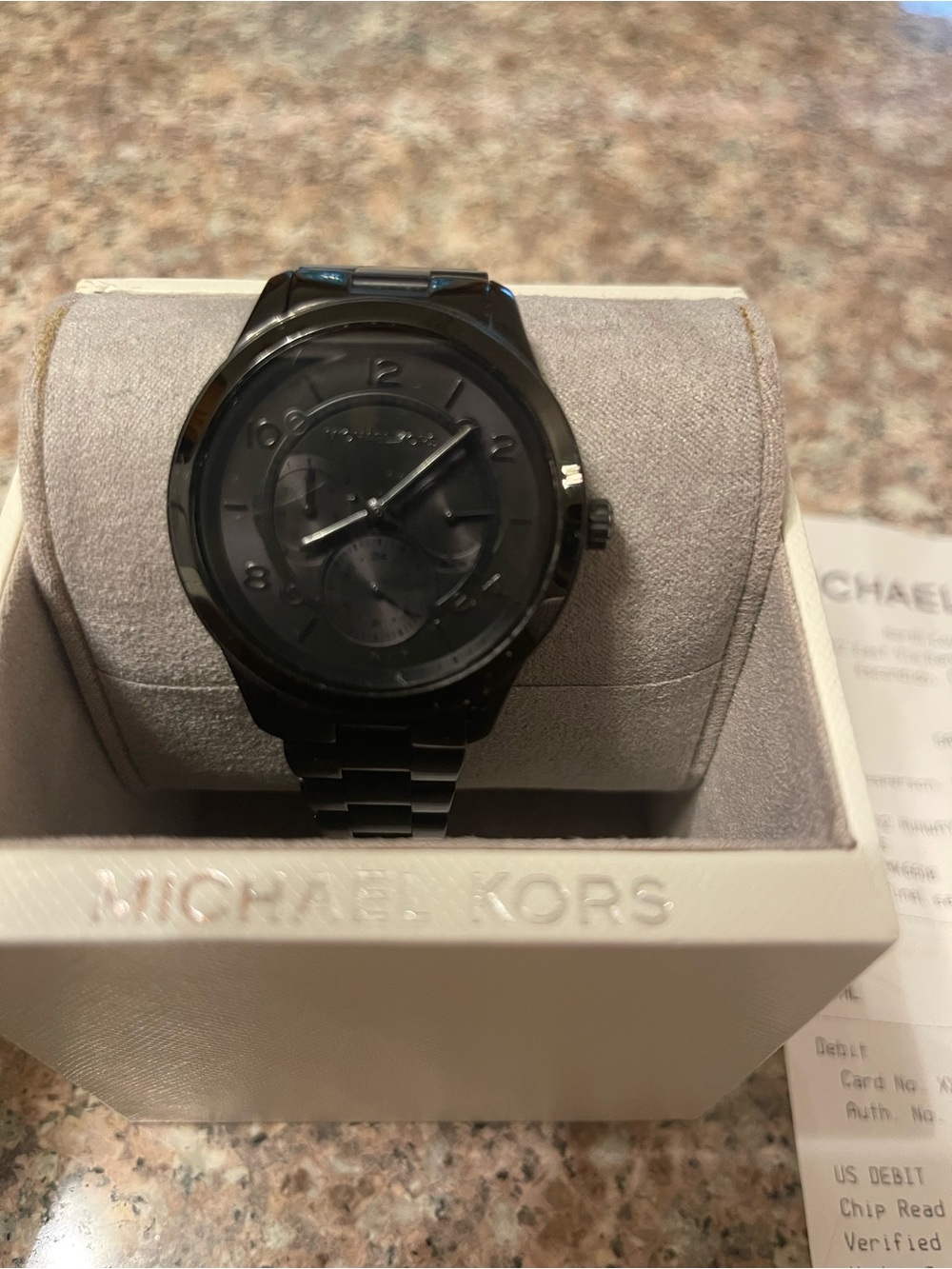 Michael Kors Black Women’s Chronograph Watch
